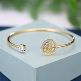 Pulseira Árvore da Vida em Tom de Ouro Branco
