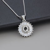 Colar com Inicial Z e Zircónia em Tom de Ouro Branco