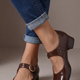 Josephine | Sapatos Mary Jane Confortáveis em Couro