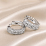 Brincos Vintage Redondos com Microzircónia